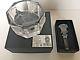 Rosenthal Lumiere Crystal Versace Medusa Wine Bottle Coaster and Stopper Set