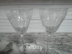 Rosenthal Motif Small Crystal Wine Glasses Set Of 2 Signed Retired. #525