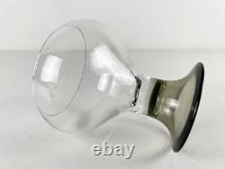 Rosenthal Studio Linie Romus Crystal Challis Smoke Foot Wine Glasses Set Of 8
