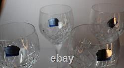 Royal Doulton Crystal ARDEN Wine Glasses Set of 4, France with Original Stickers