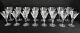 SERVICE FOR 8 WATER & WINE GOBLETS / GLASSES WATERFORD GLENMORE CUT CRYSTAL 16pc
