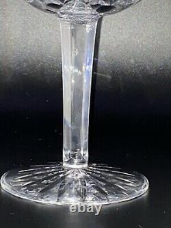 SET OF 2 WATERFORD LISMORE OVERSIZED WINE CRYSTAL GLASSES 7 3/4 Signed Exc #1