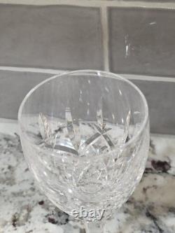 SET OF 2 Waterford Crystal Araglin Platinum Wine Glass 7 H