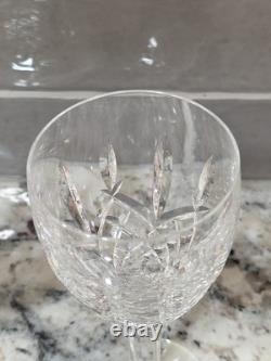 SET OF 2 Waterford Crystal Araglin Platinum Wine Glass 7 H
