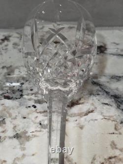 SET OF 2 Waterford Crystal Araglin Platinum Wine Glass 7 H