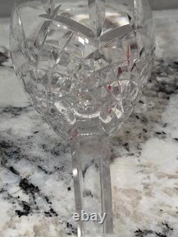 SET OF 2 Waterford Crystal Araglin Platinum Wine Glass 7 H