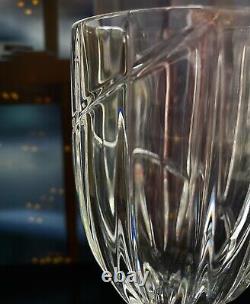 SET OF 4 Mikasa UPTOWN Crystal Water Goblets Large Wine Glasses 9