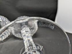 SET OF 8! 7 3/8 Wine Hocks by WATERFORD IRELAND Alana Cut Crystal Glasses