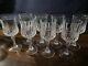 SET OF 8 CRISTAL D'ARQUES PARIS WINE GLASSES ELEGANT CRYSTAL- 7 1/8 Tall