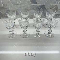 SET OF 8 State Oxford by VAL ST LAMBERT WINE GLASS