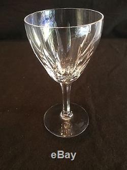 Set Of 9 Stuart Crystal England Claridge Wine Glasses