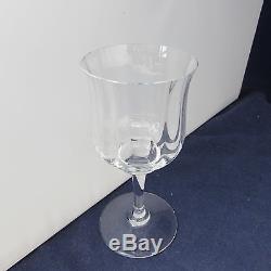 SET OF FOUR Baccarat Crystal CAPRI OPTIC Red Wine Glasses