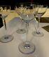 SET OF FOUR Baccarat RHINE WiNE Glasses Model Perfection Clear Crystal 7&3/8 H