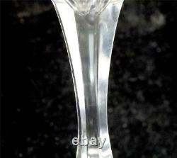 SET OF SIX VINTAGE CUT STEM WINE GLASSES 16.8cm ADELA MELIKOFF HARCOURT MOSER