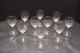SET of 10 Baccarat France Crystal White Wine Goblets Glasses Chambolle 5 Tall