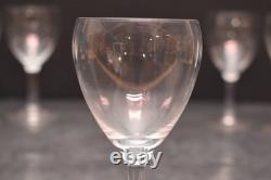 SET of 10 Baccarat France Crystal White Wine Goblets Glasses Chambolle 5 Tall SET of 10 Baccarat France Crystal White Wine Goblets Glasses Chambolle 5 Tall