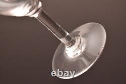 SET of 10 Baccarat France Crystal White Wine Goblets Glasses Chambolle 5 Tall SET of 10 Baccarat France Crystal White Wine Goblets Glasses Chambolle 5 Tall