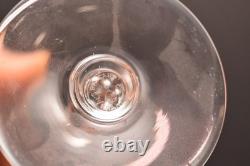 SET of 10 Baccarat France Crystal White Wine Goblets Glasses Chambolle 5 Tall SET of 10 Baccarat France Crystal White Wine Goblets Glasses Chambolle 5 Tall