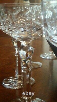 SET of 11 BACCARAT Wine Goblets 7Glasses Outstanding Stemware Crystal