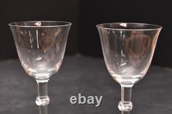 SET of 5 Lalique Crystal Beaugency Port Wine Glasses Goblets Stemware