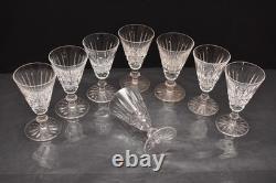 SET of 8 Waterford Crystal Tramore Sherry Wine Glasses Goblets Stemware 4.5