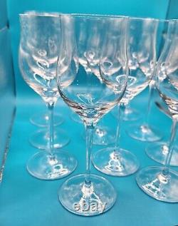 SIGNED Tiffany & Co. Set of 11 CORDIALS Crystal Clear Sherry Wine Glasses WOW