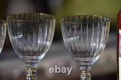 SIP IN ELEGANCE! 5 Vintage Gold Rimmed CRYSTAL Wine Glasses Mikasa, 1990's