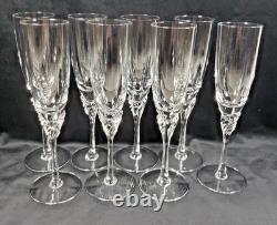 SPIEGELAU Crystal Wine Glasses 1985 Retired GISELLE PARTY Pattern Set Of 8