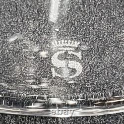 SPIEGELAU Crystal Wine Glasses 1985 Retired GISELLE PARTY Pattern Set Of 8