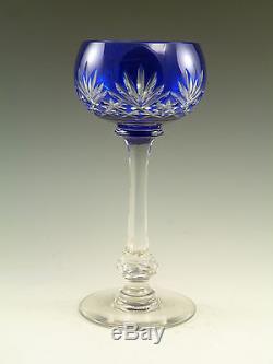 ST LOUIS Crystal MASSENET Design Hock Wine Glass / Glasses Set of 6
