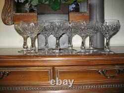 STUART CRYSTAL CHURCHILL PATTERN WINE GLASSES 7 Available