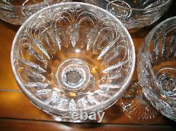 STUART CRYSTAL CHURCHILL PATTERN WINE GLASSES 7 Available