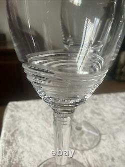STUART CRYSTAL JASPER CONRAN STRATA PAIR OF 22.5 Cm WINE GLASSES EXCELLENT