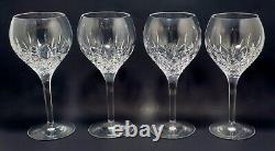 STUART Crystal Manhattan Wine Glasses 7¼ Set Of 4 Marked Discontinued Pattern