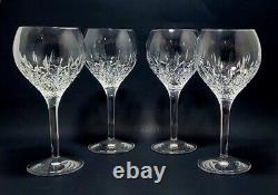 STUART Crystal Manhattan Wine Glasses 7¼ Set Of 4 Marked Discontinued Pattern