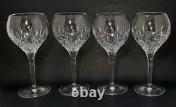 STUART Crystal Manhattan Wine Glasses 7¼ Set Of 4 Marked Discontinued Pattern