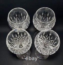 STUART Crystal Manhattan Wine Glasses 7¼ Set Of 4 Marked Discontinued Pattern