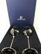 SWAROVSKI # A 9280 2 Crystalline Wine Glasses with Original Box