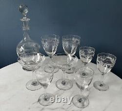 Saint Louis Crystal Glasses Manon Pattern