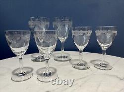 Saint Louis Crystal Glasses Manon Pattern