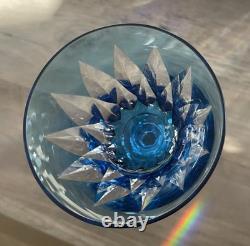Saint Louis France Cristal Roemer Model Provence Goblet in Aqua