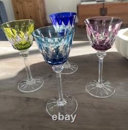 Saint Louis France Cristal Roemer Model Provence Goblet in Aqua