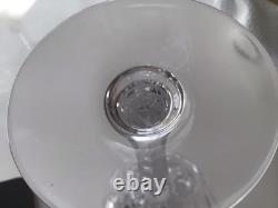 Saint St. Louis France Crystal Bristol Burgundy Wine Glass 7 H Set of 4