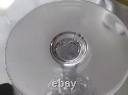 Saint St. Louis France Crystal Bristol Burgundy Wine Glass 7 H Set of 4