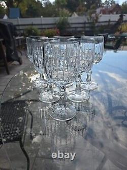 Schott Zwiesel Tango Crystal Wine Glass Goblet Vertical Cut Set Of 6