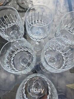 Schott Zwiesel Tango Crystal Wine Glass Goblet Vertical Cut Set Of 6