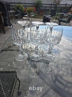 Schott Zwiesel Tango Crystal Wine Glass Goblet Vertical Cut Set Of 6