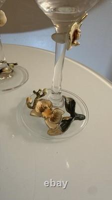 Semaxe 5 Piece Novelty Crystal Wine Glasses & Decanter For Wine Tasting