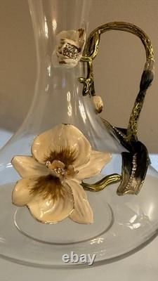 Semaxe 5 Piece Novelty Crystal Wine Glasses & Decanter For Wine Tasting