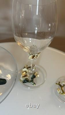 Semaxe 5 Piece Novelty Crystal Wine Glasses & Decanter For Wine Tasting